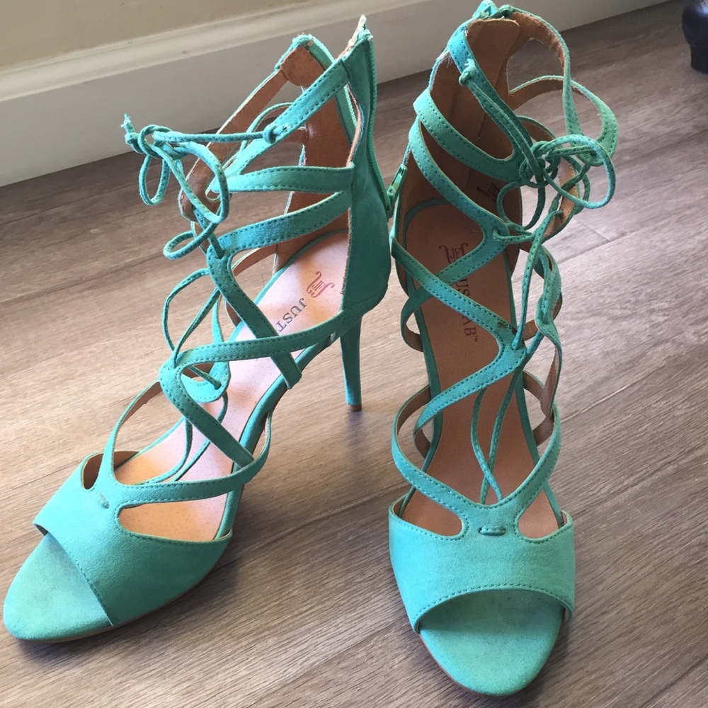 Teal heels